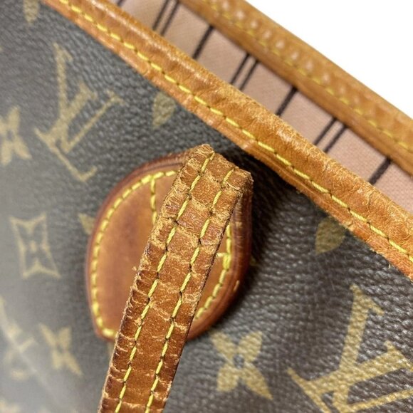 Auth LOUIS VUITTON Neverfull MM M50366 Rose Ballerine Monogram - Picture 9 of 16